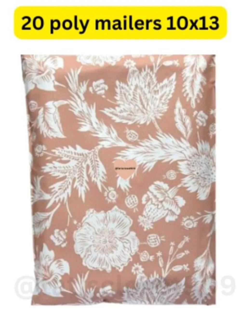 20 Terracotta poly mailers shipping bags size 10x13